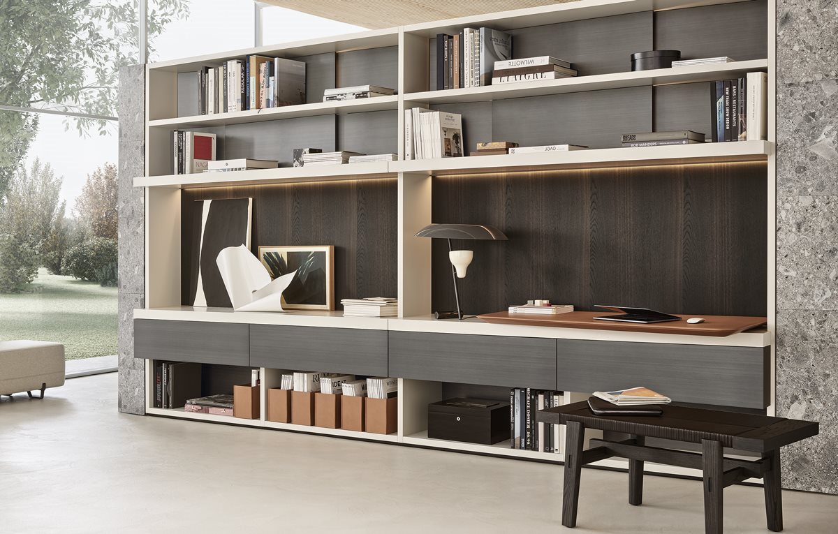 Гостиная Wall System, дизайн Poliform Гостиная Wall System, дизайн Poliform