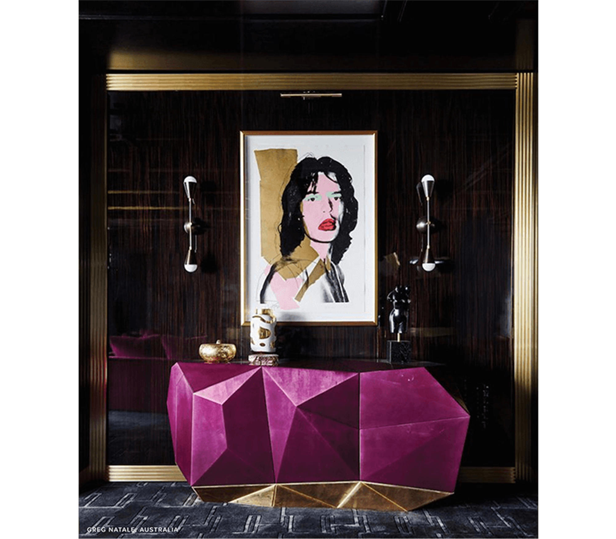 Комод DIAMOND AMETHYST SIDEBOARD, дизайн Boca do Lobo Комод DIAMOND AMETHYST SIDEBOARD, дизайн Boca do Lobo