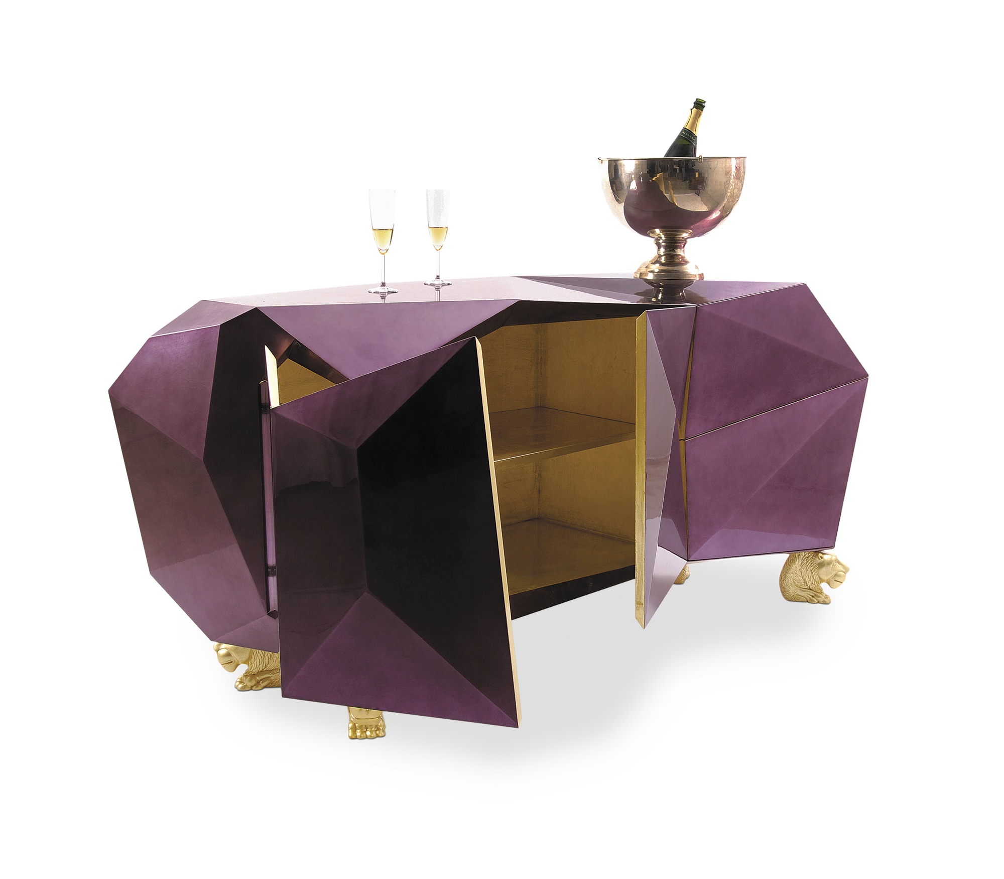 Комод DIAMOND AMETHYST SIDEBOARD, дизайн Boca do Lobo Комод DIAMOND AMETHYST SIDEBOARD, дизайн Boca do Lobo