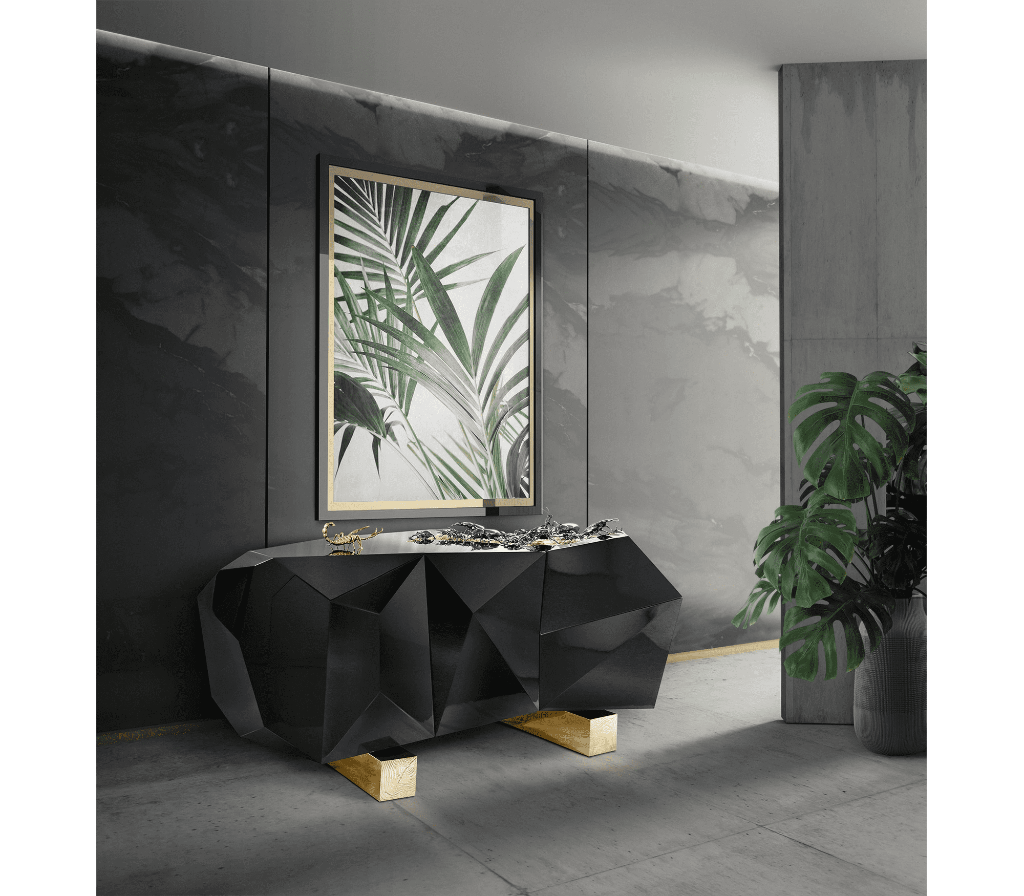 Комод DIAMOND METAMORPHOSIS, дизайн Boca do Lobo Комод DIAMOND METAMORPHOSIS, дизайн Boca do Lobo