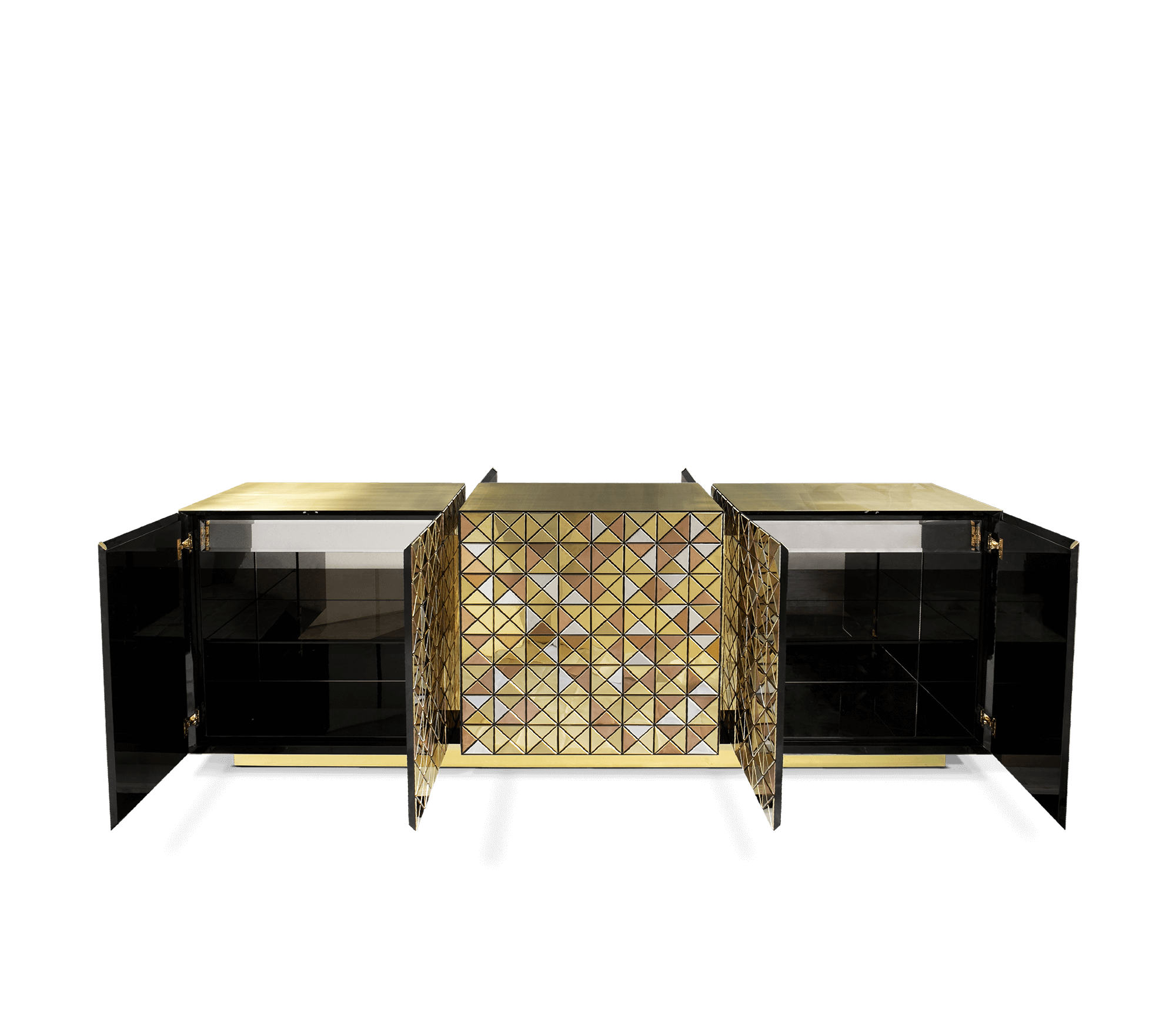 Комод PIXEL ANODIZED SIDEBOARD, дизайн Boca do Lobo Комод PIXEL ANODIZED SIDEBOARD, дизайн Boca do Lobo