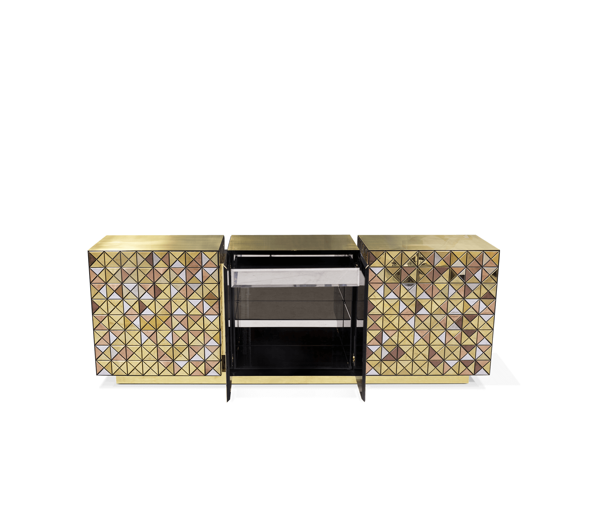 Комод PIXEL ANODIZED SIDEBOARD, дизайн Boca do Lobo Комод PIXEL ANODIZED SIDEBOARD, дизайн Boca do Lobo