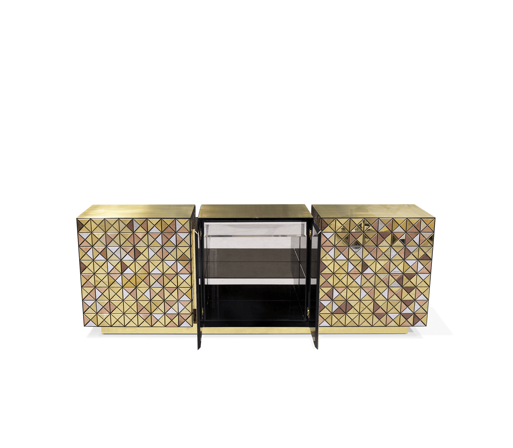 Комод PIXEL ANODIZED SIDEBOARD, дизайн Boca do Lobo Комод PIXEL ANODIZED SIDEBOARD, дизайн Boca do Lobo