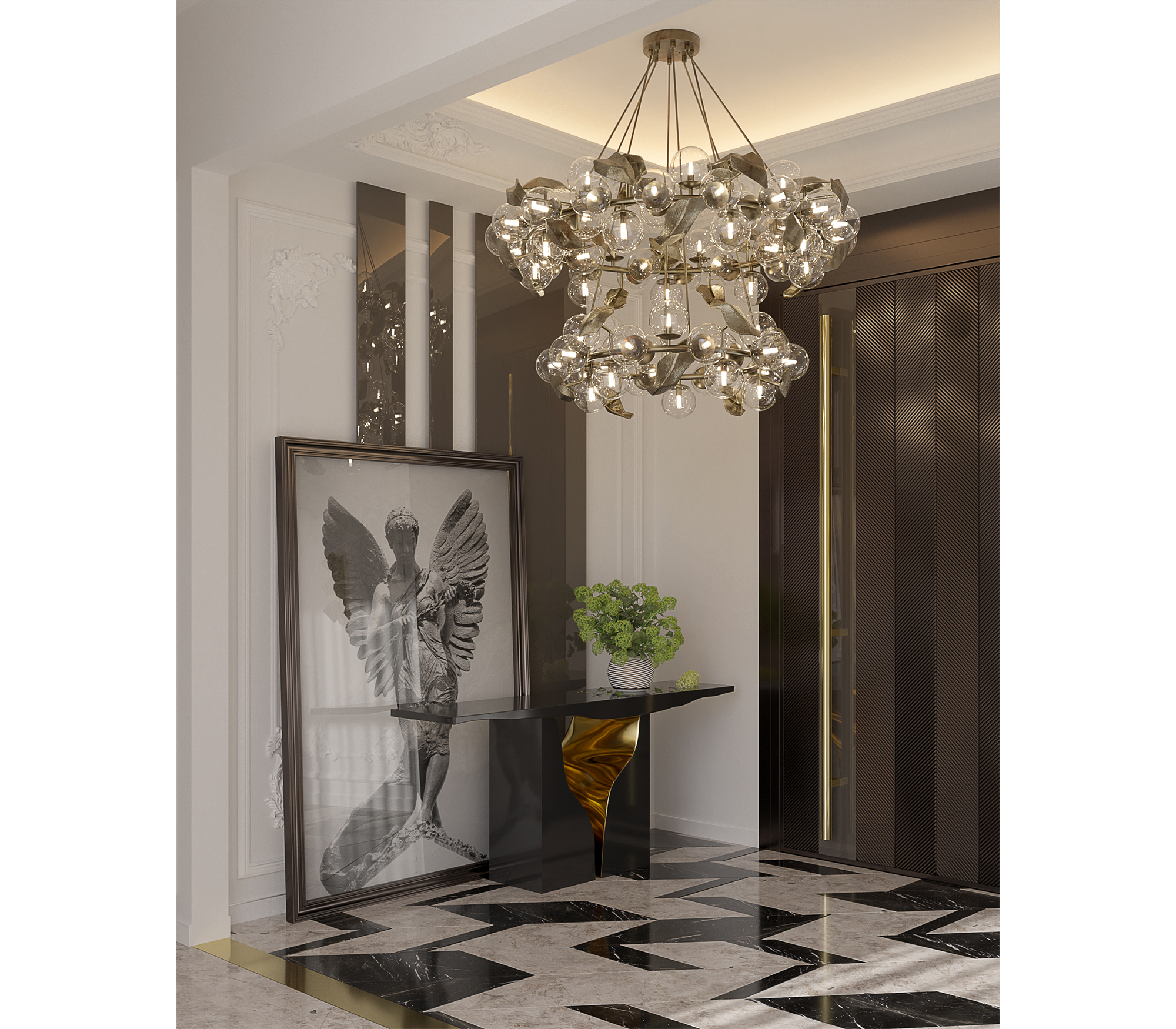 Консоль LAPIAZ BLACK, дизайн Boca do Loco Консоль LAPIAZ BLACK, дизайн Boca do Loco