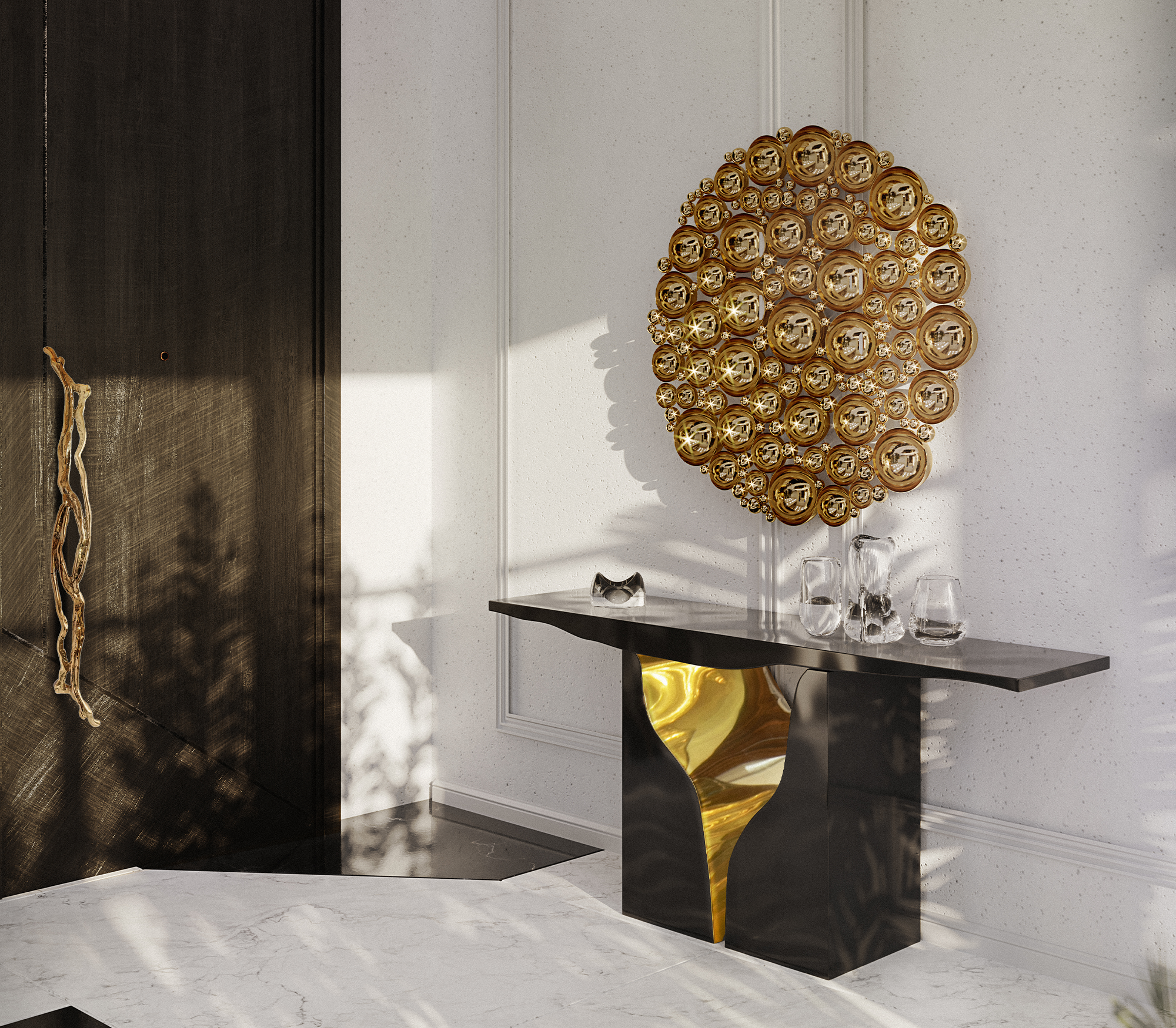 Консоль LAPIAZ BLACK, дизайн Boca do Loco Консоль LAPIAZ BLACK, дизайн Boca do Loco