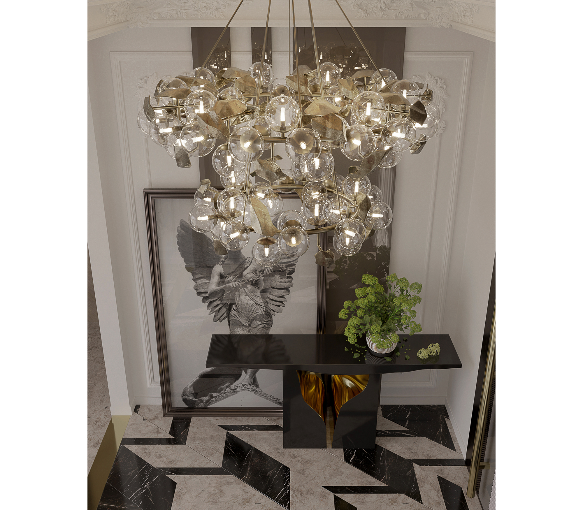 Консоль LAPIAZ BLACK, дизайн Boca do Loco Консоль LAPIAZ BLACK, дизайн Boca do Loco