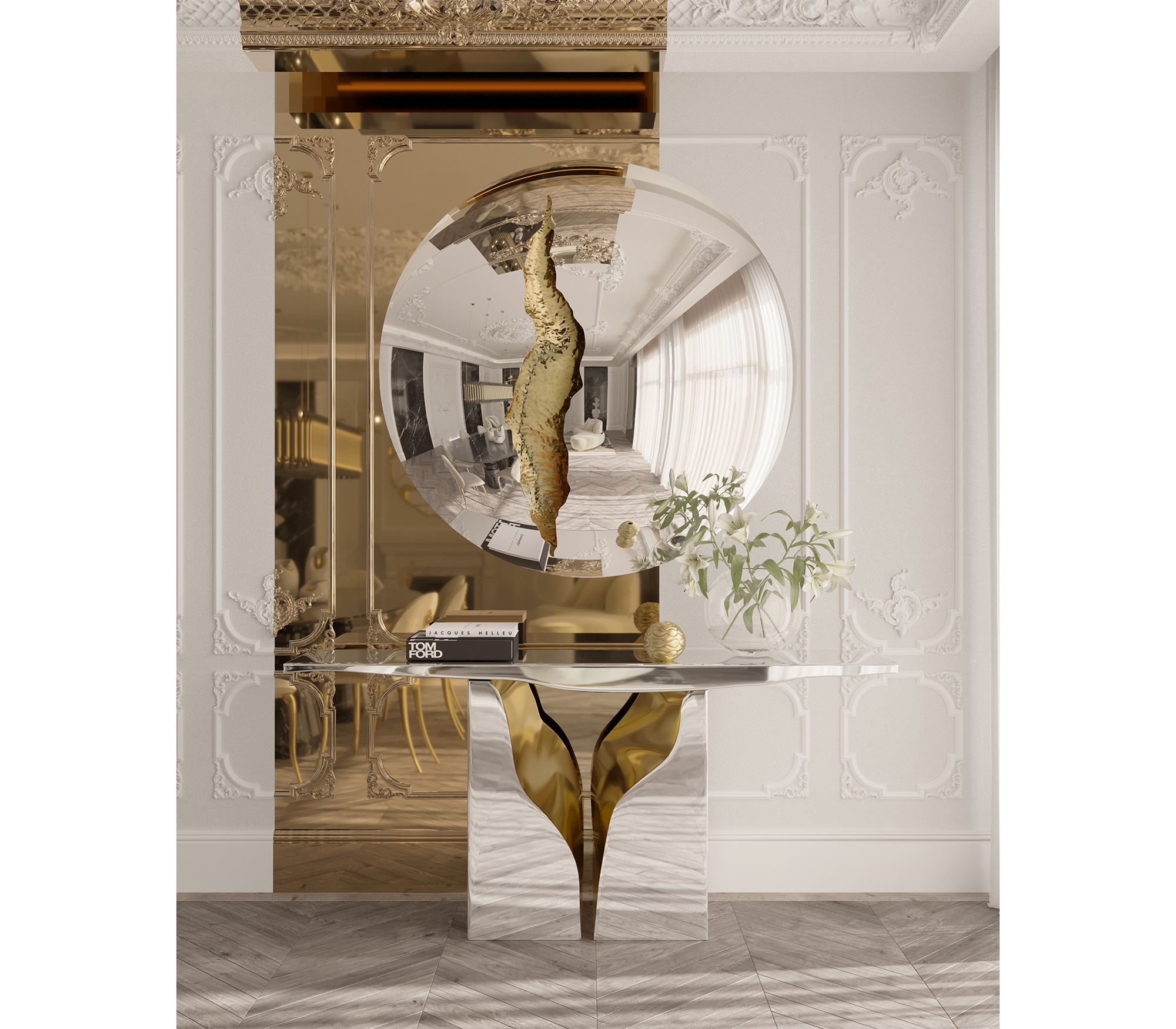 Консоль LAPIAZ, дизайн Boca do Loco Консоль LAPIAZ, дизайн Boca do Loco