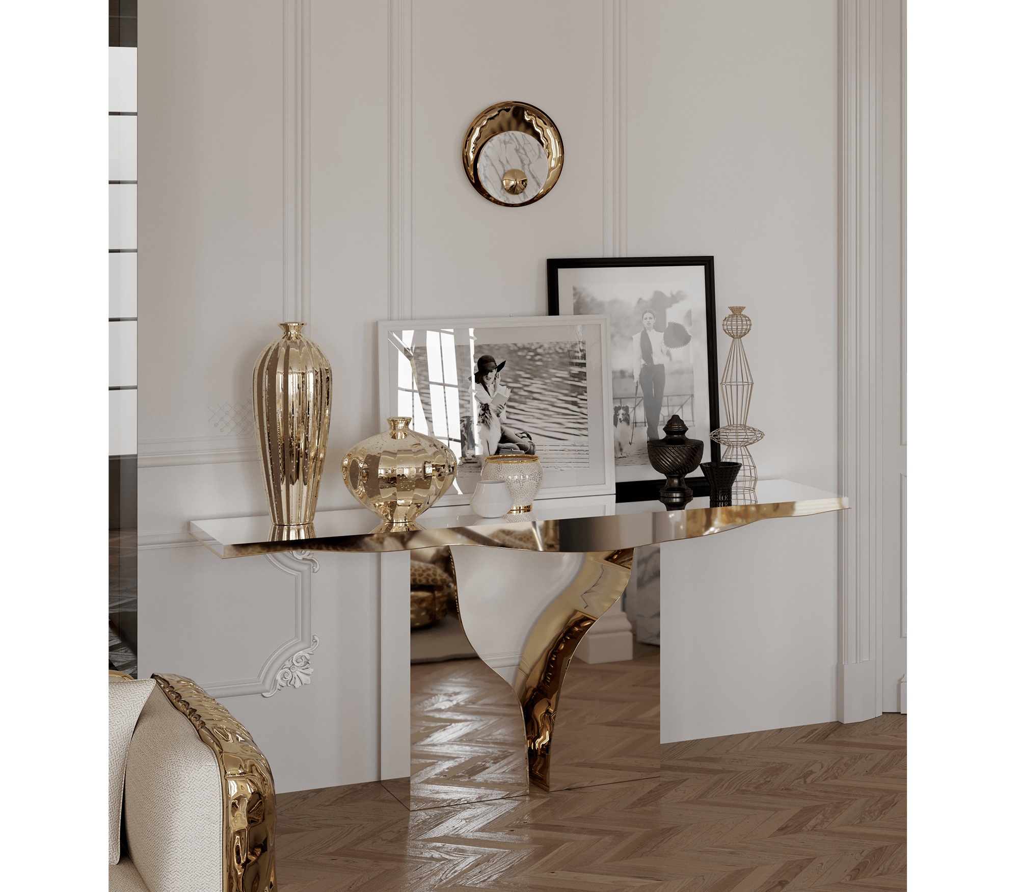 Консоль LAPIAZ, дизайн Boca do Loco Консоль LAPIAZ, дизайн Boca do Loco