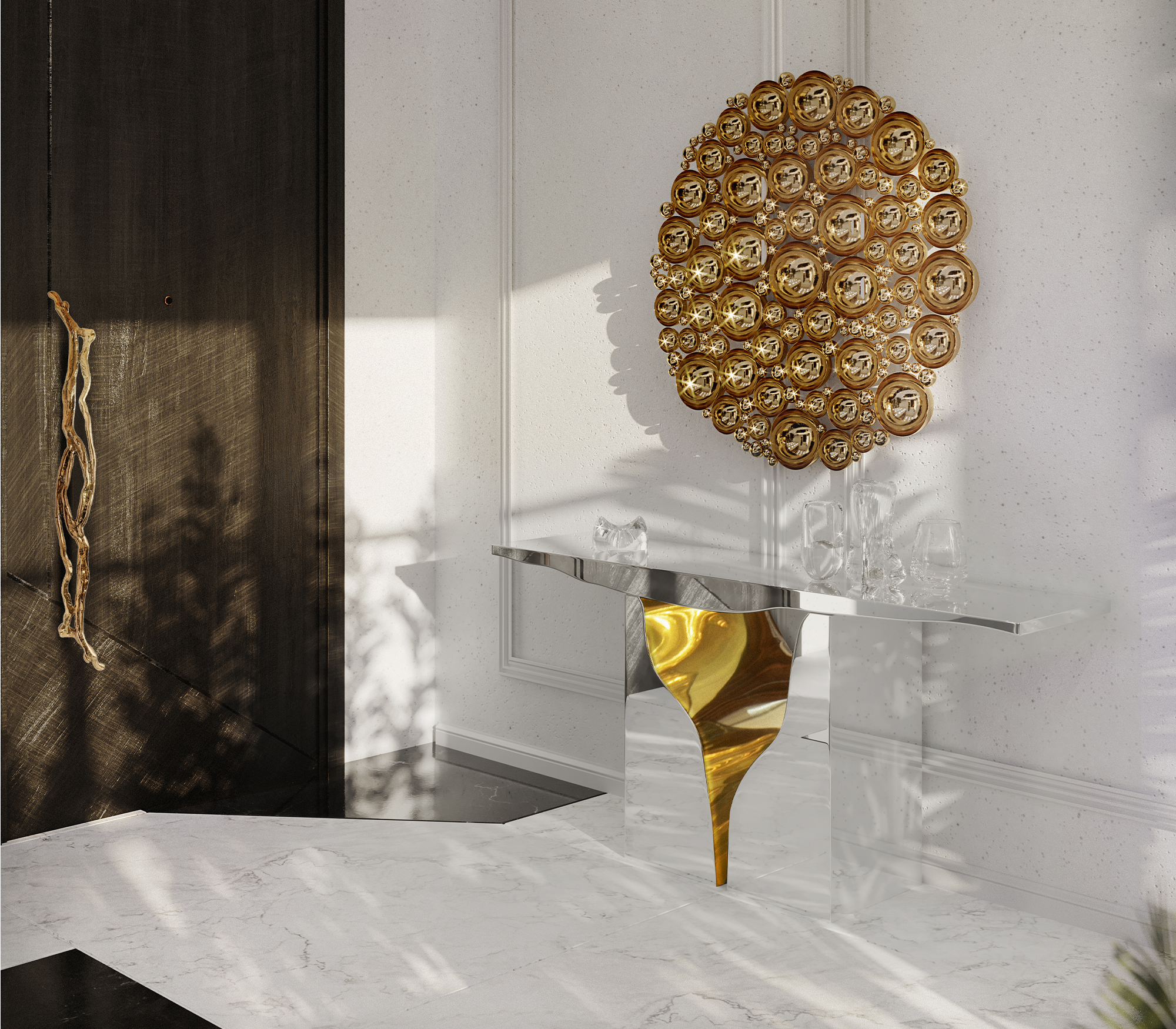 Консоль LAPIAZ, дизайн Boca do Loco Консоль LAPIAZ, дизайн Boca do Loco