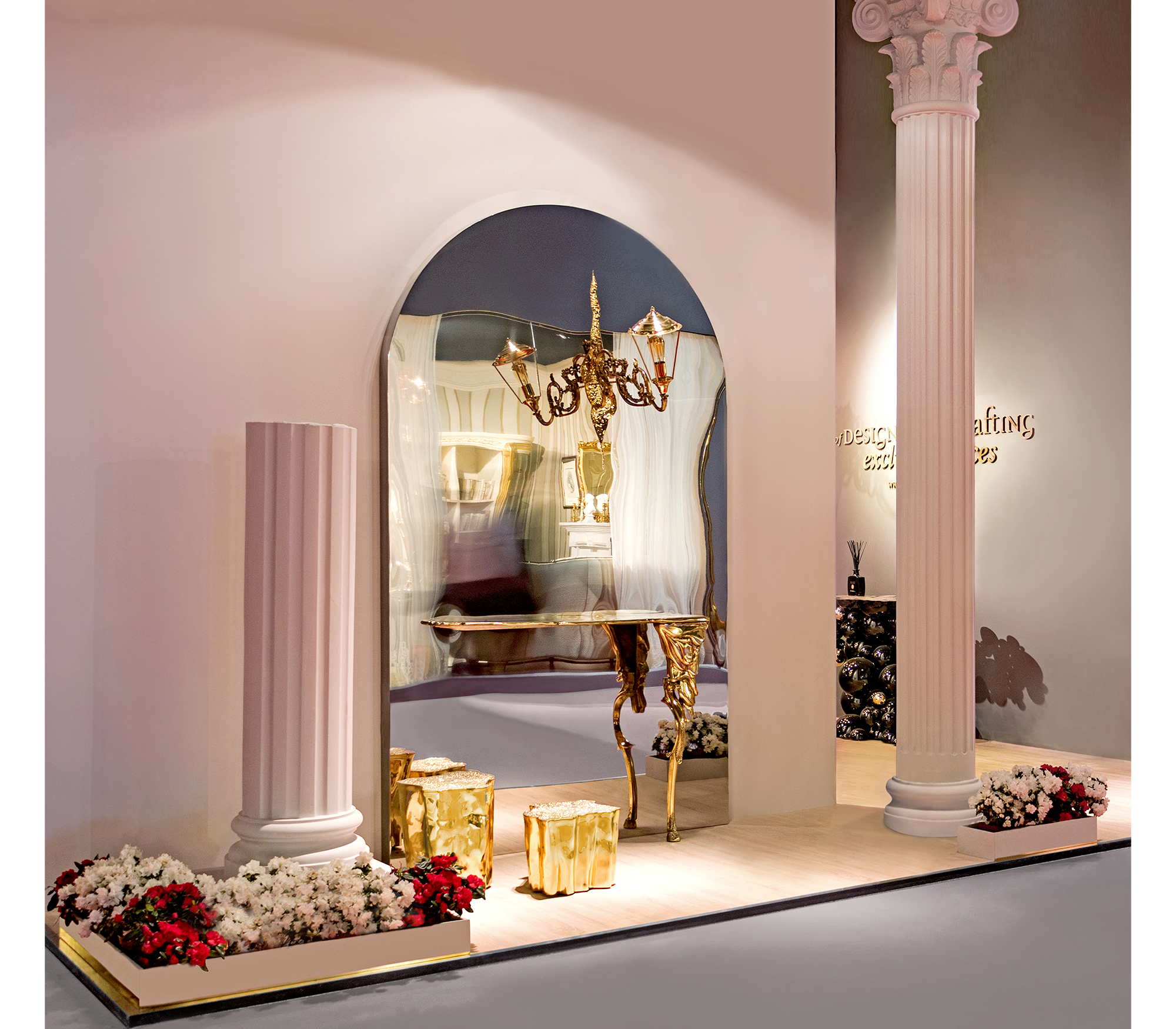 Консоль LUMIERE, дизайн Boca do Loco Консоль LUMIERE, дизайн Boca do Loco