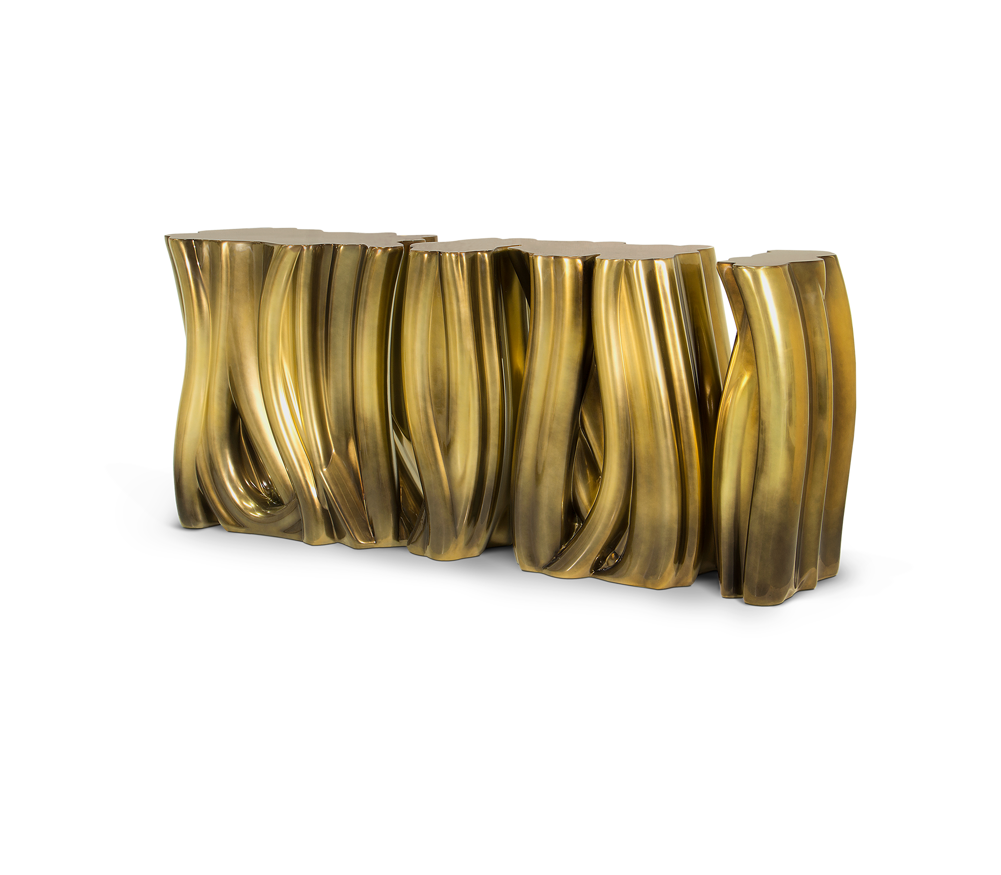 Консоль MONOCHROME GOLD, дизайн Boca do Loco Консоль MONOCHROME GOLD, дизайн Boca do Loco