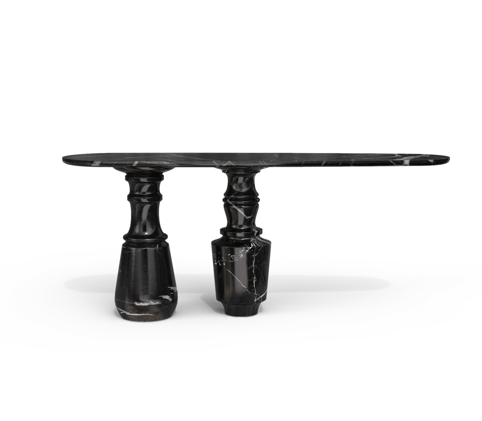 Консоль PIETRA NERO MARQUINA, дизайн Boca do Loco Консоль PIETRA NERO MARQUINA, дизайн Boca do Loco