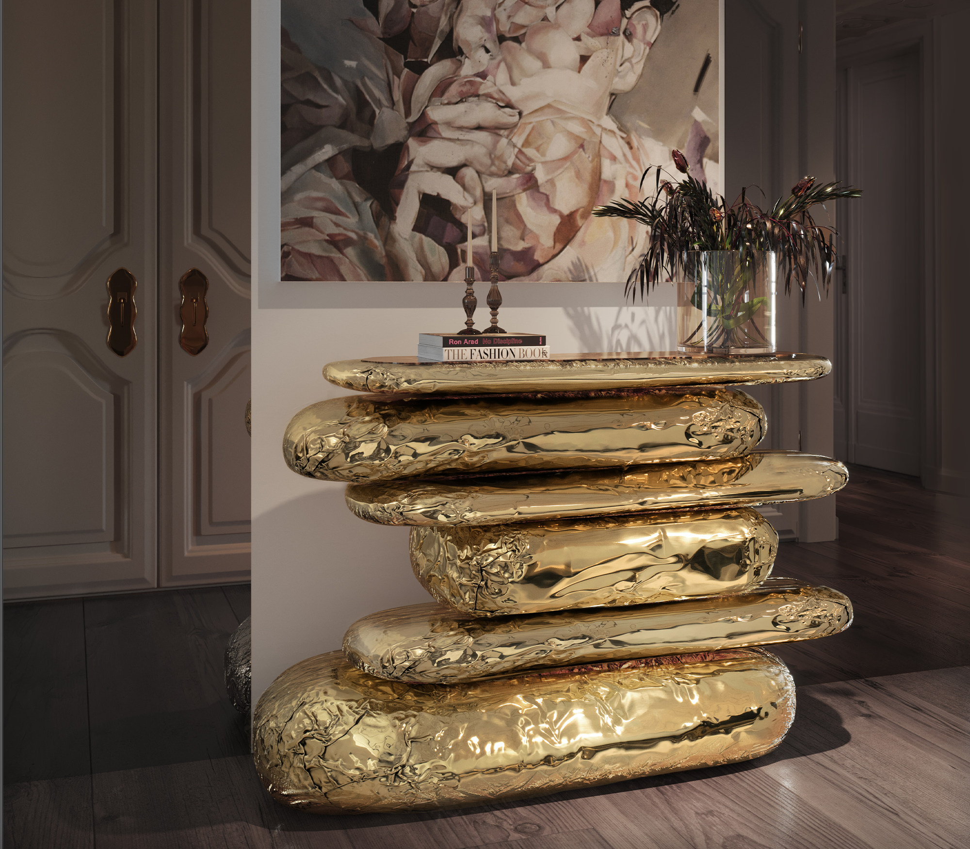 Консоль STONEHENGE, дизайн Boca do Loco Консоль STONEHENGE, дизайн Boca do Loco