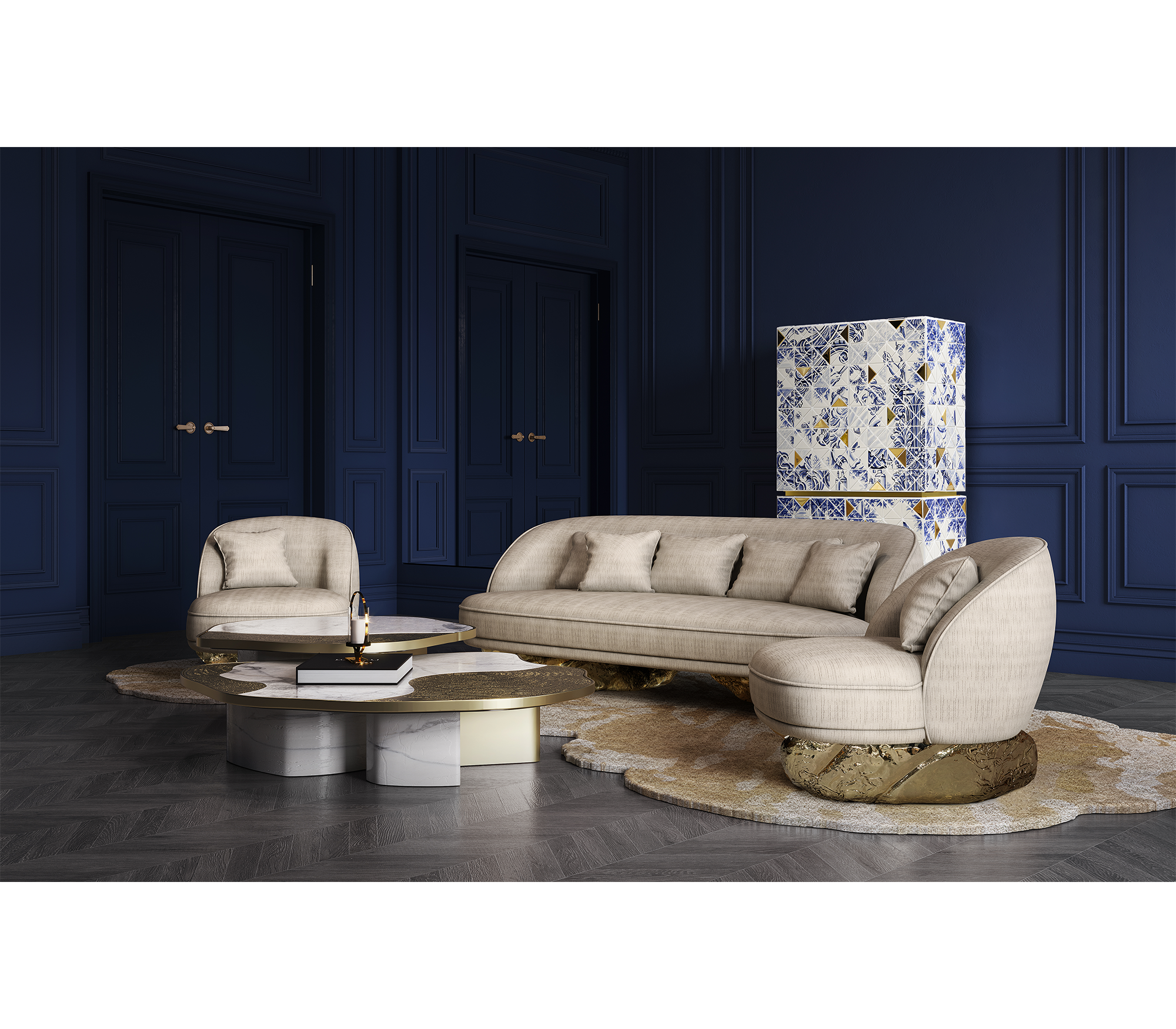 Кресло angra white, дизайн Boca do Lobo Кресло angra white, дизайн Boca do Lobo