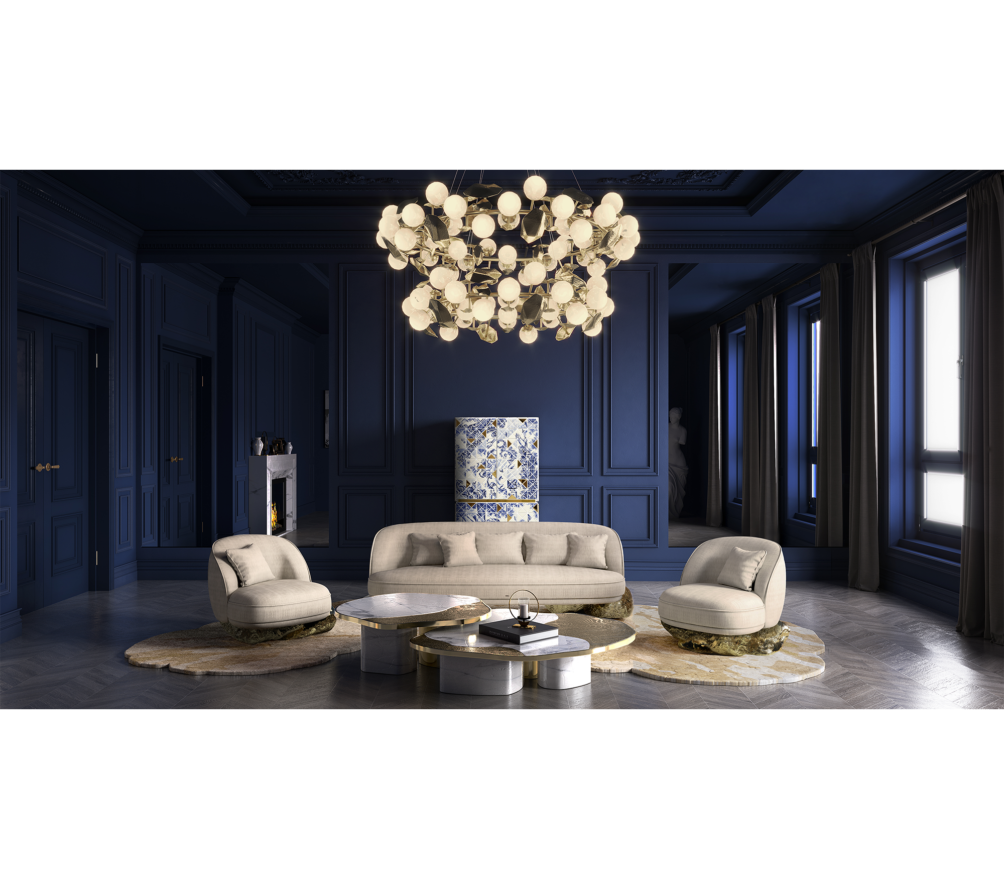 Кресло angra white, дизайн Boca do Lobo Кресло angra white, дизайн Boca do Lobo