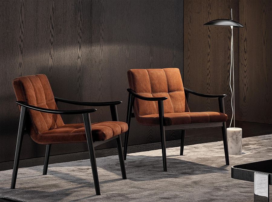 Кресло Fynn, дизайн Minotti Кресло Fynn, дизайн Minotti