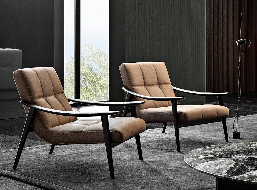 Кресло Fynn, дизайн Minotti Кресло Fynn, дизайн Minotti
