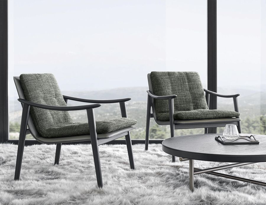 Кресло Fynn, дизайн Minotti Кресло Fynn, дизайн Minotti