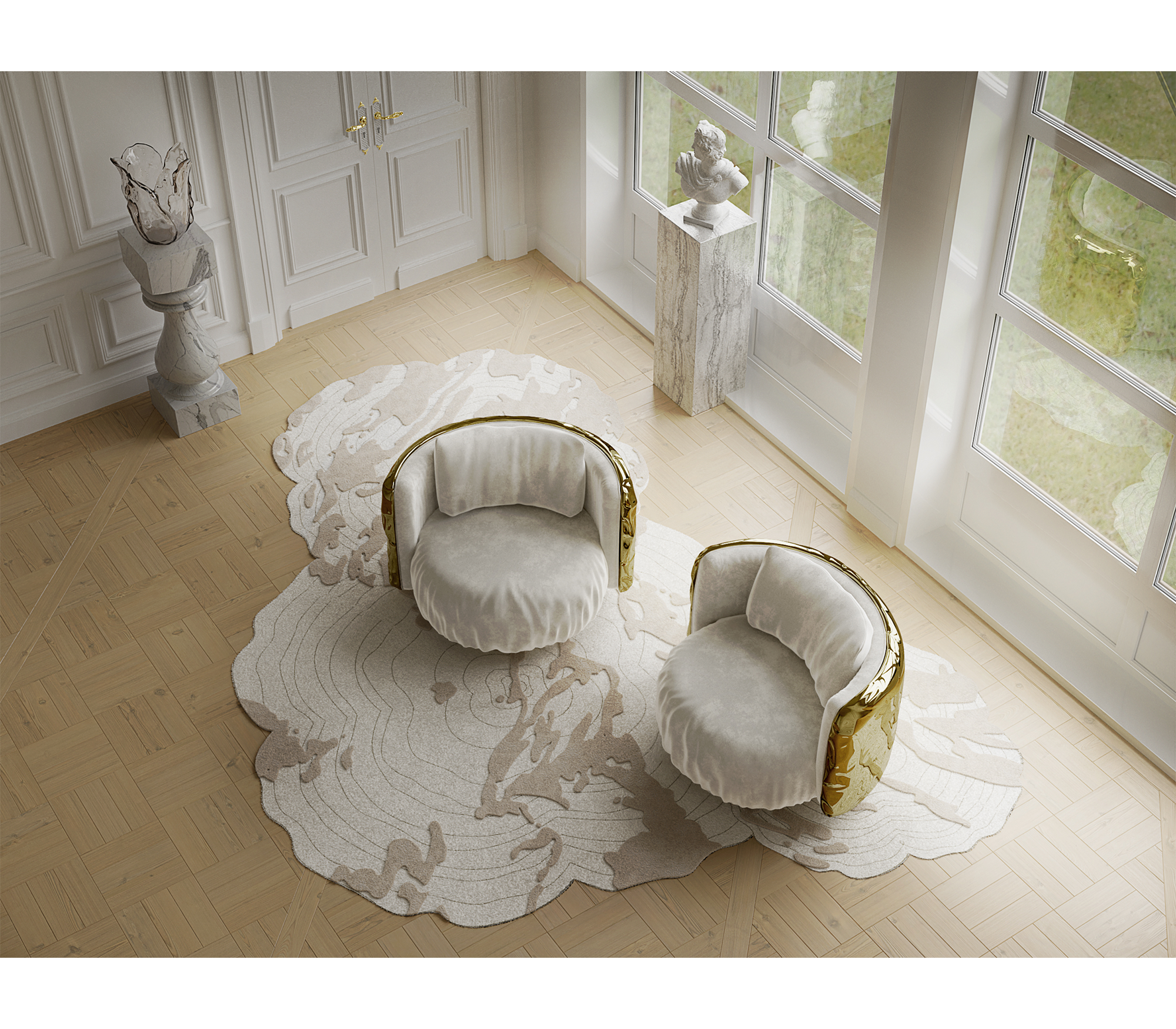 Кресло imperfectio round, дизайн Boca do Lobo Кресло imperfectio round, дизайн Boca do Lobo