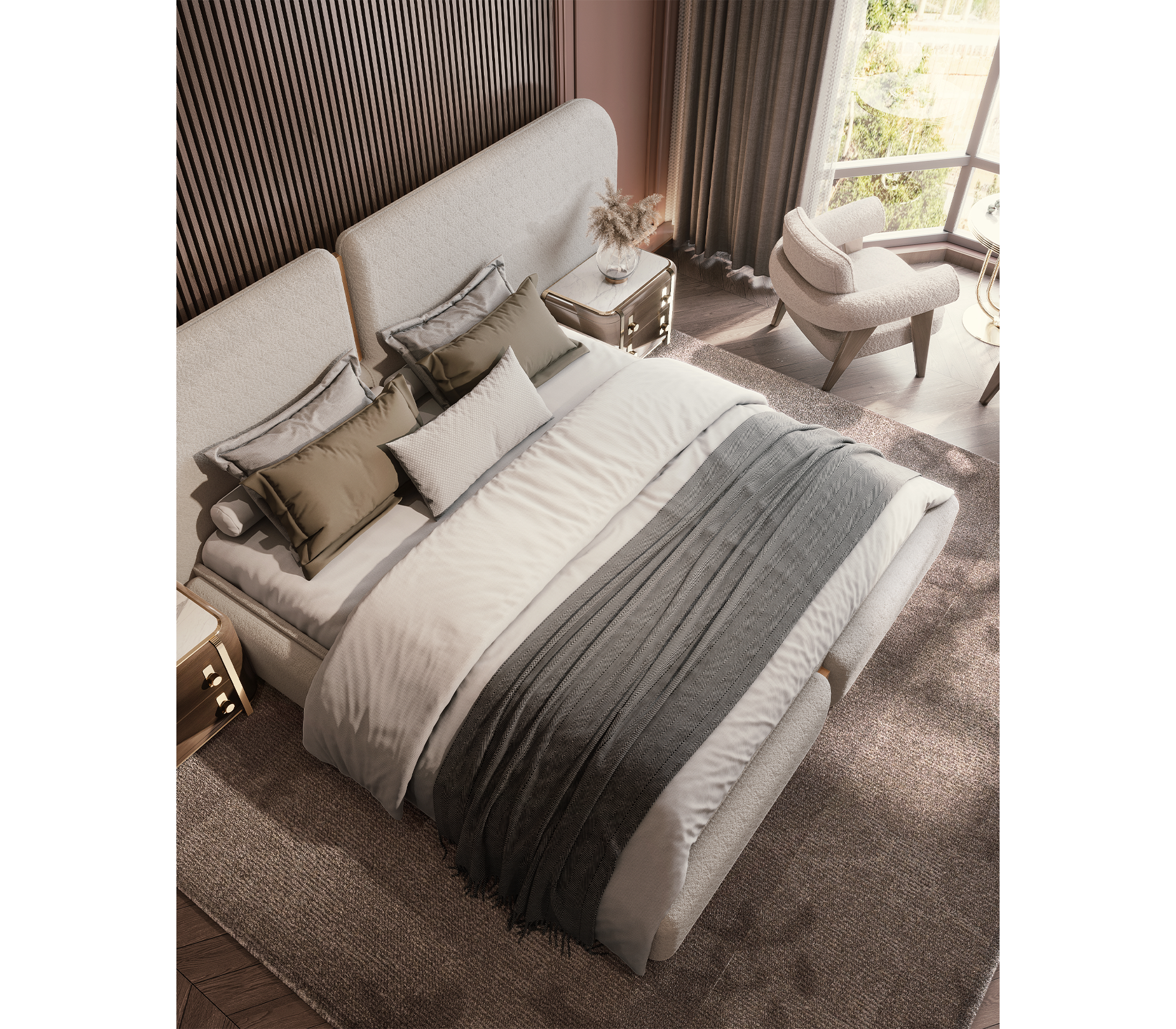 Кровать ISADORA, дизайн Boca do Lobo Кровать ISADORA, дизайн Boca do Lobo