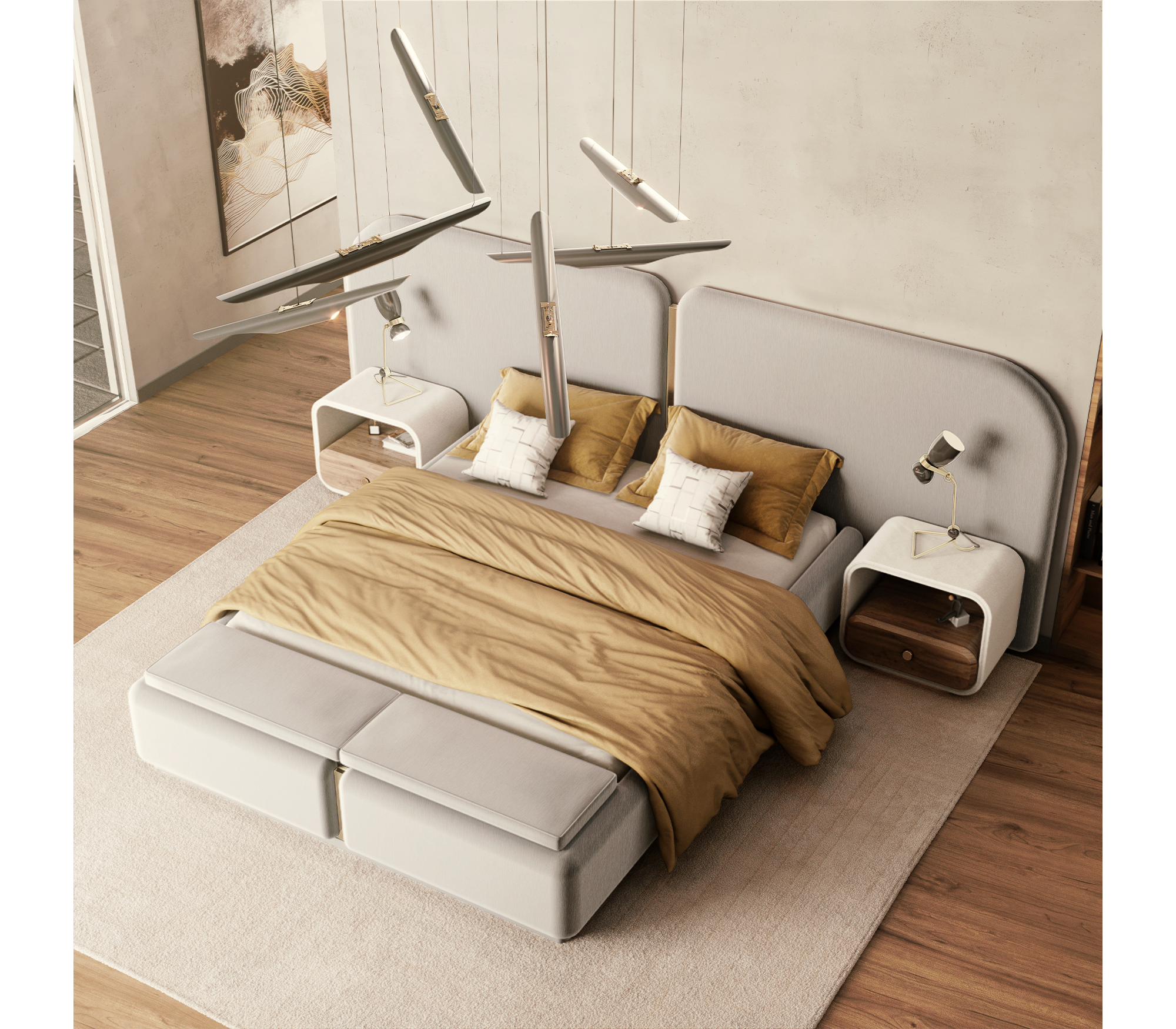 Кровать ISADORA, дизайн Boca do Lobo Кровать ISADORA, дизайн Boca do Lobo