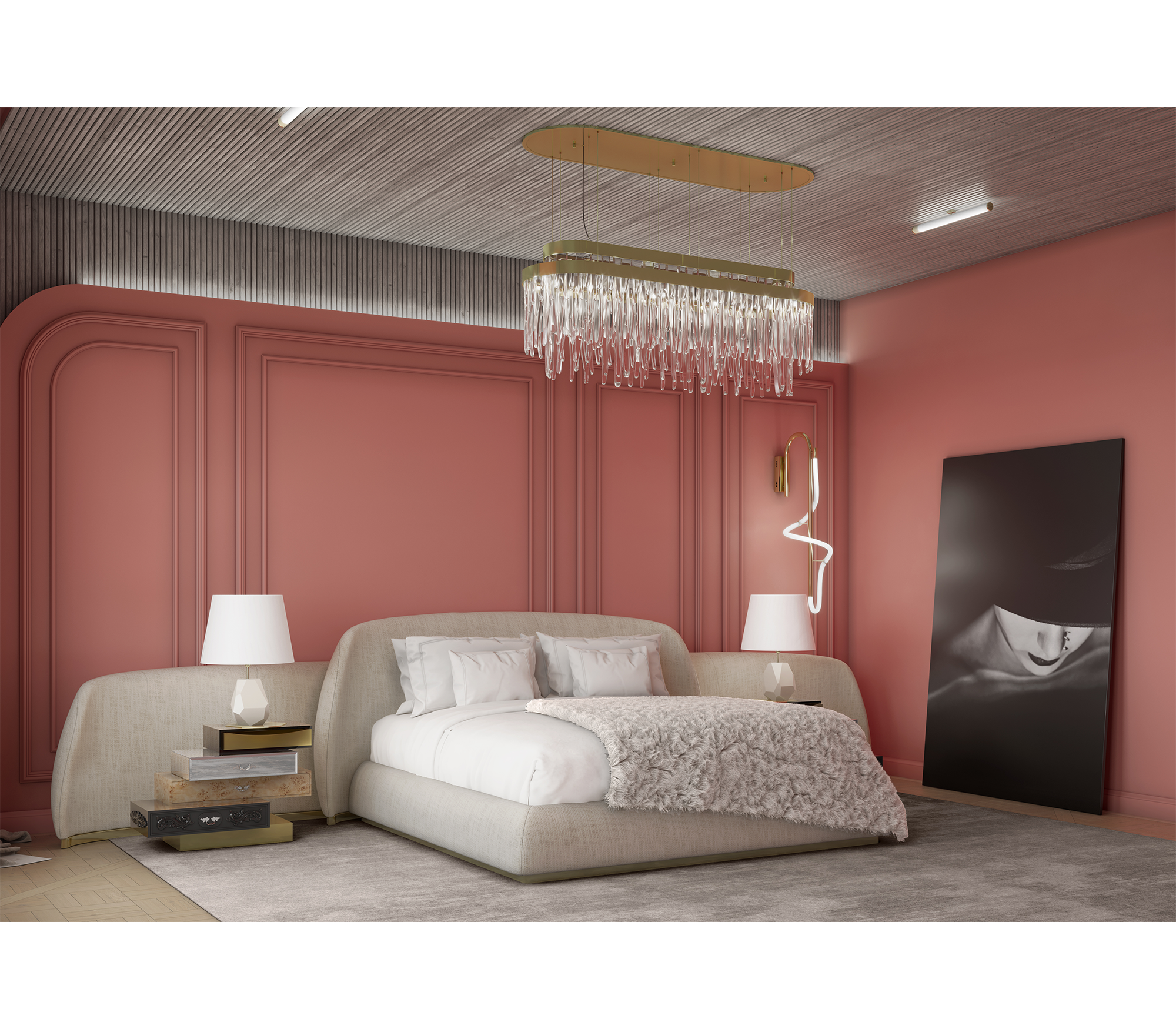 Кровать ODETTE, дизайн Boca do Lobo Кровать ODETTE, дизайн Boca do Lobo