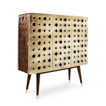 Барный шкаф MONOCLES CABINET I, дизайн Boca do Lobo Барный шкаф MONOCLES CABINET I, дизайн Boca do Lobo