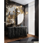 Консоль MONOCHROME FAUX-MARBLE SIDEBOARD, дизайн Boca do Loco Консоль MONOCHROME FAUX-MARBLE SIDEBOARD, дизайн Boca do Loco