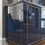 Кухня Amuneal's Gloss Lacquer Bar with Integral Brass Sink Кухня Amuneal's Gloss Lacquer Bar with Integral Brass Sink