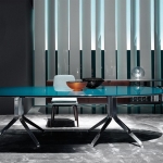 Стол обеденный Claydon, дизайн Minotti Стол обеденный Claydon, дизайн Minotti