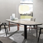 Стол обеденный Dan, дизайн Minotti Стол обеденный Dan, дизайн Minotti