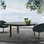 Стол обеденный Dan, дизайн Minotti Стол обеденный Dan, дизайн Minotti