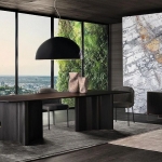 Стол обеденный Lou, дизайн Minotti Стол обеденный Lou, дизайн Minotti