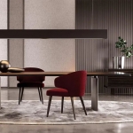Стол обеденный Morgan, дизайн Minotti Стол обеденный Morgan, дизайн Minotti