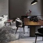 Стол обеденный Morgan, дизайн Minotti Стол обеденный Morgan, дизайн Minotti