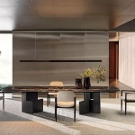 Стол обеденный Nico, дизайн Minotti Стол обеденный Nico, дизайн Minotti