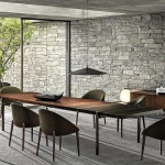 Стол обеденный Superquadra, дизайн Minotti Стол обеденный Superquadra, дизайн Minotti