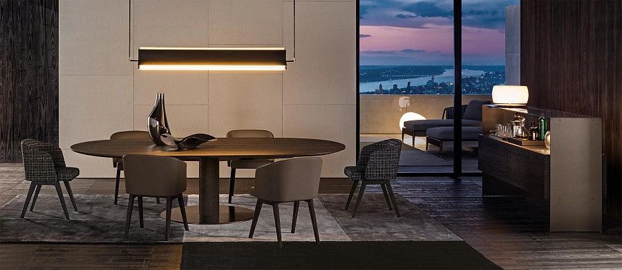 Стол обеденный Bellagio, дизайн Minotti Стол обеденный Bellagio, дизайн Minotti