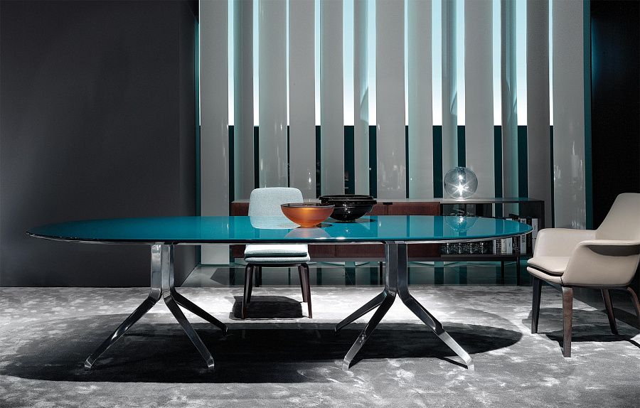 Стол обеденный Claydon, дизайн Minotti Стол обеденный Claydon, дизайн Minotti