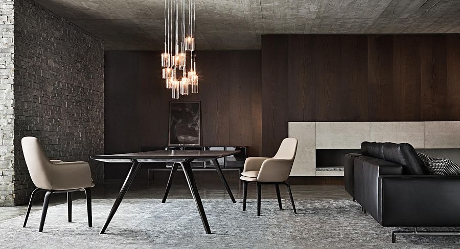 Стол обеденный Evans, дизайн Minotti Стол обеденный Evans, дизайн Minotti