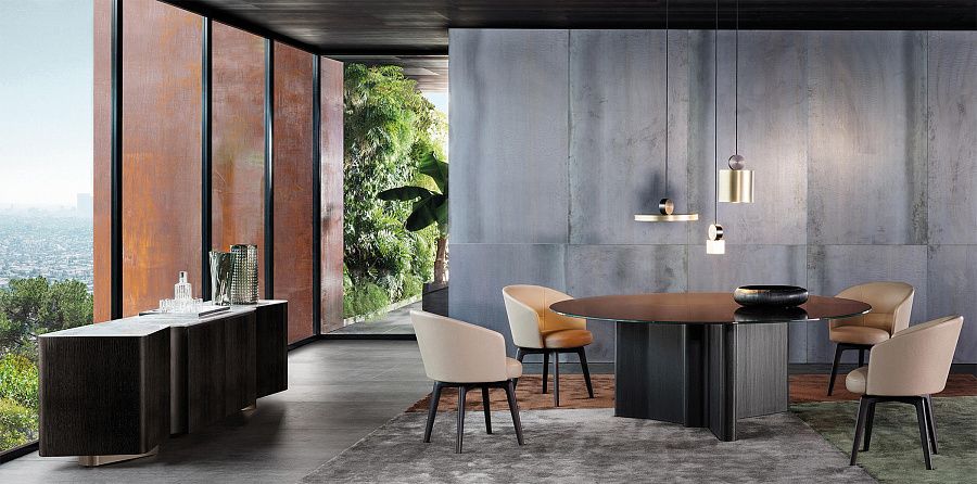 Стол обеденный Lou, дизайн Minotti Стол обеденный Lou, дизайн Minotti