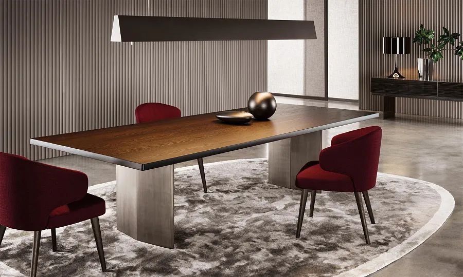 Стол обеденный Morgan, дизайн Minotti Стол обеденный Morgan, дизайн Minotti