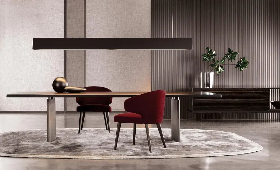 Стол обеденный Morgan, дизайн Minotti Стол обеденный Morgan, дизайн Minotti