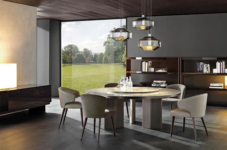 Стол обеденный Morgan, дизайн Minotti Стол обеденный Morgan, дизайн Minotti