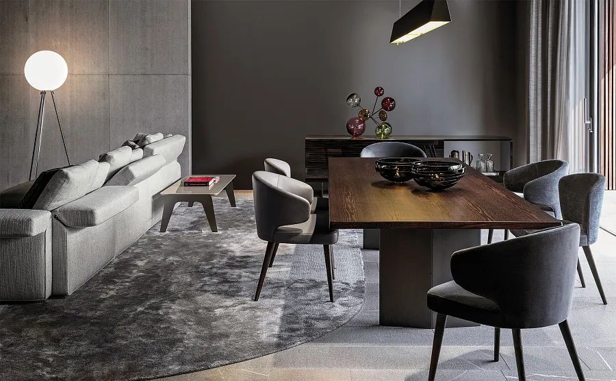 Стол обеденный Morgan, дизайн Minotti Стол обеденный Morgan, дизайн Minotti
