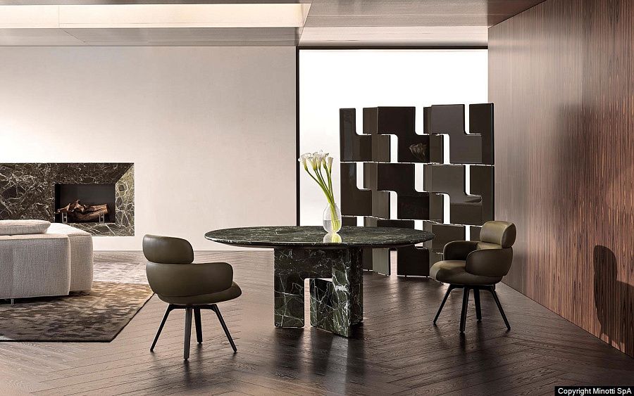 Стол обеденный Nico, дизайн Minotti Стол обеденный Nico, дизайн Minotti
