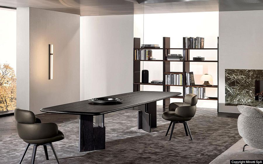 Стол обеденный Nico, дизайн Minotti Стол обеденный Nico, дизайн Minotti