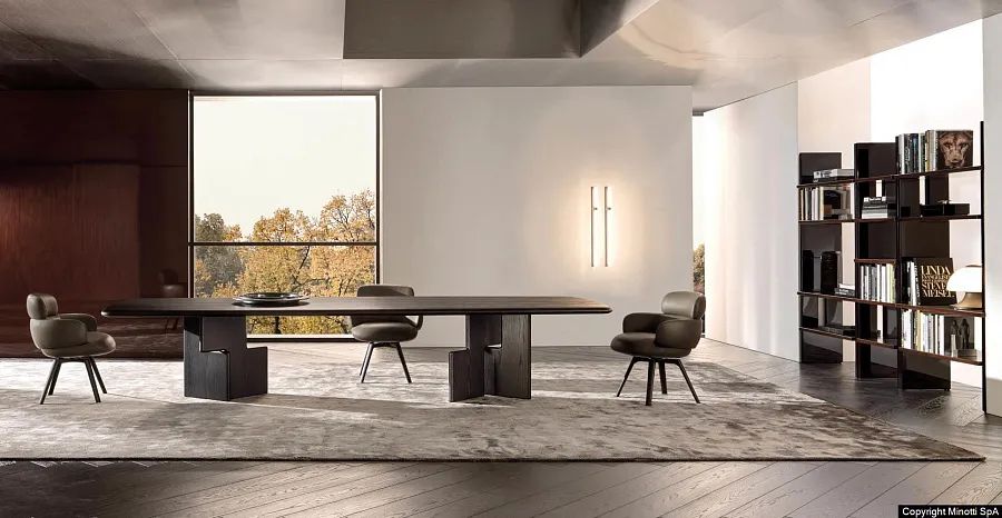 Стол обеденный Nico, дизайн Minotti Стол обеденный Nico, дизайн Minotti