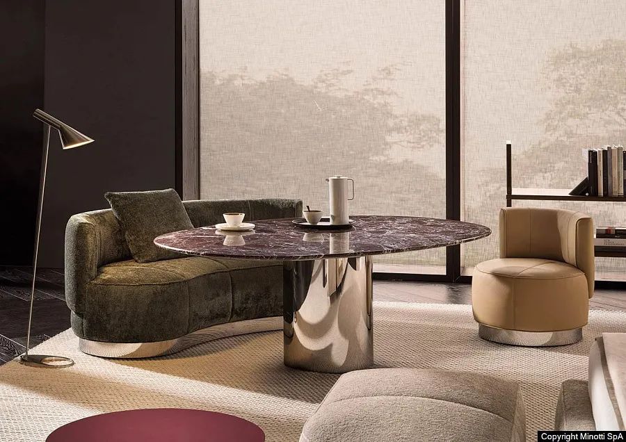 Стол обеденный Rayan, дизайн Minotti Стол обеденный Rayan, дизайн Minotti