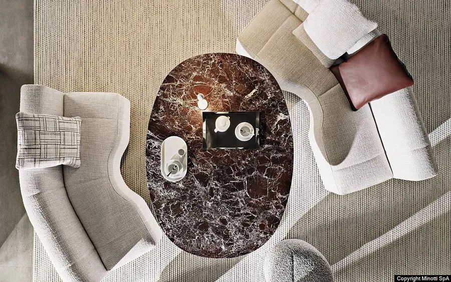 Стол обеденный Rayan, дизайн Minotti Стол обеденный Rayan, дизайн Minotti